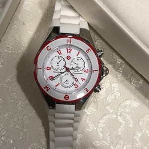 Michele White Tahitian Jelly Bean watch
